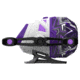 Zebco Roam Spincast Reel and Rod Combo, 6ft 2-PC Fiberglass Pole, ComfortGrip Handle, QuickSet Anti-Reverse Reel, Pre-Spooled w/ 10lb Zebco Line, Purple, ROAMPR3602M.NS3