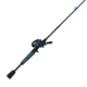 Zebco Roam Baitcast Reel and Rod Combo, 6ft 6in 2-PC Fiberglass Pole w/ Split-Grip MaxTac Handle, Lightweight Graphite Frame, RH Retrieve, Blue/Green, ROAMBG100662MH.NS3