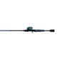 Zebco Roam Baitcast Reel and Rod Combo, 6ft 6in 2-PC Fiberglass Pole w/ Split-Grip MaxTac Handle, Lightweight Graphite Frame, RH Retrieve, Blue/Green, ROAMBG100662MH.NS3