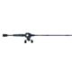 Zebco Roam Baitcast Reel and Rod Combo, 6ft 6in 2-PC Fiberglass Pole w/ Split-Grip MaxTac Handle, Lightweight Graphite Frame, RH Retrieve, Blue/Green, ROAMBG100662MH.NS3