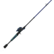 Zebco Roam Baitcast Reel and Rod Combo, 6ft 6in 2-PC Fiberglass Pole w/ Split-Grip MaxTac Handle, Lightweight Graphite Frame, RH Retrieve, Blue/Green, ROAMBG100662MH.NS3