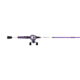 Zebco Roam Baitcast Reel and Rod Combo, 6ft 6in 2-PC Fiberglass Pole w/ Split-Grip MaxTac Handle, Lightweight Graphite Frame, RH Retrieve, Purple, ROAMPR100662MH.NS3