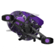 Zebco Roam Baitcast Reel and Rod Combo, 6ft 6in 2-PC Fiberglass Pole w/ Split-Grip MaxTac Handle, Lightweight Graphite Frame, RH Retrieve, Purple, ROAMPR100662MH.NS3
