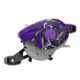 Zebco Roam Baitcast Reel and Rod Combo, 6ft 6in 2-PC Fiberglass Pole w/ Split-Grip MaxTac Handle, Lightweight Graphite Frame, RH Retrieve, Purple, ROAMPR100662MH.NS3