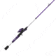 Zebco Roam Baitcast Reel and Rod Combo, 6ft 6in 2-PC Fiberglass Pole w/ Split-Grip MaxTac Handle, Lightweight Graphite Frame, RH Retrieve, Purple, ROAMPR100662MH.NS3