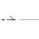 Zebco Roam Spinning Reel and Rod Combo, 6ft 6in 2-PC Fiberglass Pole, Split ComfortGrip Handle, Soft-Touch Handle Knob, SZ 30 Reel, Purple, ROAMPR30662M.NS3