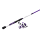 Zebco Roam Spinning Reel and Rod Combo, 6ft 6in 2-PC Fiberglass Pole, Split ComfortGrip Handle, Soft-Touch Handle Knob, SZ 30 Reel, Purple, ROAMPR30662M.NS3