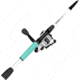 Zebco Roam Tele Size 20 Spinning Combo, 8 lb Line, 6ft Rod, Comfort Grip, Seafoam, ROAMSF20605M.FB4