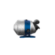 Zebco Salt Fisher 33 Spincast Reel and Rod Combo, 6ft 6in 2-PC Medium-Heavy, Moderate-Fast Fiberglass Rod, Interchangeable Retrieve, 12lb Line, Blue/Silver, SF33N662MH.NS3