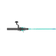 Zebco Spyn 40 Salt Fisher Spinning Reel and Rod Combo, 6ft 6in 2-PC Telescopic Rod, Med-Heavy, Mod-Fast, SZ 40 Reel, 7-PC Strike King Tackle Kit, Blue/Green, SPYN40SK662MH.FB4