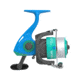 Zebco Spyn 40 Salt Fisher Spinning Reel and Rod Combo, 6ft 6in 2-PC Telescopic Rod, Med-Heavy, Mod-Fast, SZ 40 Reel, 7-PC Strike King Tackle Kit, Blue/Green, SPYN40SK662MH.FB4
