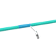 Zebco Spyn 40 Salt Fisher Spinning Reel and Rod Combo, 6ft 6in 2-PC Telescopic Rod, Med-Heavy, Mod-Fast, SZ 40 Reel, 7-PC Strike King Tackle Kit, Blue/Green, SPYN40SK662MH.FB4