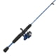 Zebco Slingshot Spinning Reel and Rod Combo, 5ft 6in 2-PC Pole, SZ 20 Reel, Changeable Righ/Left Retrieve, Pre-Spooled w/ 8lb Zebco Cajun Line, Blue, SLSPBL562MLA.NS4