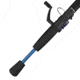 Zebco Slingshot Spinning Reel and Rod Combo, 6ft 2-PC Pole, SZ 20 Reel, Changeable Righ/Left Retrieve, Pre-Spooled w/ 8lb Zebco Cajun Line, Blue, SLSPBL602ML.NS4