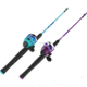 Zebco Splash Combo Spincast, On 6ft 2 Piece Rod, 4 Pack Asstmnt, 2 Blue / 2 Purp, BRSSPLASHSC602M
