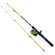 Zebco SPLASH GREEN 6' 2PC MED SC COMBOw/10# SPLGRSC602M.10.NS4