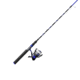 Zebco Splash Spinning Reel and Rod Combo, 6ft 2-PC Fiberglass Rod, Medium-Light, Moderate, SZ 20 Reel, 5.2-1 Ratio, 2-Bearings, All Metal Gears, Z-Splash Blue, SPLZFB20602ML.NS4