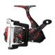 Zebco Splash Spinning Reel and Rod Combo, 6ft 2-PC Fiberglass Rod, Medium-Light, Moderate, SZ 20 Reel, 5.2-1 Ratio, 2-Bearings, All Metal Gears, Z-Splash Red, SPLZFR20602ML.NS4