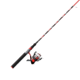 Zebco Splash Spinning Reel and Rod Combo, 6ft 2-PC Fiberglass Rod, Medium-Light, Moderate, SZ 20 Reel, 5.2-1 Ratio, 2-Bearings, All Metal Gears, Z-Splash Red, SPLZFR20602ML.NS4