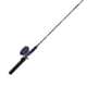 Zebco Splash Spincast Reel and Rod Combo, 6ft 1-PC Fiberglass Rod, Medium, Moderate, SZ 20 Reel, Ball Bearing System, All Metal Gears, Z-Splash Blue, SPLZFBSC602M.NS4
