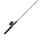 Zebco Splash Spincast Reel and Rod Combo, 6ft 1-PC Fiberglass Rod, Medium, Moderate, SZ 20 Reel, Ball Bearing System, All Metal Gears, Z-Splash Blue, SPLZFBSC602M.NS4