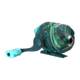 Zebco Splash Spincast Reel and Rod Combo, 6ft 2-PC Fiberglass Rod, Medium, Moderate, SZ 20 Reel, Ball Bearing System, All Metal Gears, Grunge Green, SPLGRGSC602M.NS4