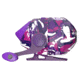Zebco Splash Spincast Reel and Rod Combo, 6ft 1-PC Fiberglass Rod, Medium, Moderate, SZ 20 Reel, Ball Bearing System, All Metal Gears, Tidepool Purple, SPLTPPSC602M.NS4