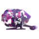 Zebco Splash Spincast Reel and Rod Combo, 6ft 1-PC Fiberglass Rod, Medium, Moderate, SZ 20 Reel, Ball Bearing System, All Metal Gears, Tidepool Purple, SPLTPPSC602M.NS4
