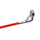 Zebco Splash Spincast Reel and Rod Combo, 6ft 1-PC Fiberglass Rod, Medium, Moderate, SZ 20 Reel, Ball Bearing System, All Metal Gears, Z-Splash Red, SPLZFRSC602M.NS4