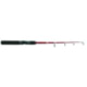 Zebco Z-Cast Spinning Rod, Extendable 17ines to 5ft 6in Telescopic Durable Z-Glass Pole, Comfortable EVA Rod Handle, Shock-Ring Guides, Medium, Red, ZCASTS56TEL,FB6