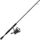 Zebco Element Spinning Rod and Reel Combo, 6ft, Medium, 2 Pieces, Blue, 20, ELM20602M.NS3