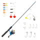 Zebco Ready Tackle 5 ft 6 in Spinning Combo w/All-Purpose Tackle, 2 Piece