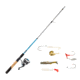 Zebco Ready Tackle Inshore 40sz 7 ft Spinning Combo with Strike King Tackle, 2 Pieces