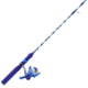 Zebco SplashJr Spinning Rod and Reel Combo, 4ft, Medium Light, 2 Pieces, Blue, 15, YSPLSPJTPB.FB6