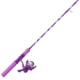 Zebco SplashJr Spinning Rod and Reel Combo, 4ft, Medium Light, 2 Pieces, Purple, 15, YSPLSPJTPP.FB6