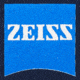 Zeiss Gear Long Sleeve T-Shirt Carl Zeiss on Sleeve, Logo on Front Left Chest, Blue, Large