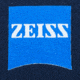 Zeiss Gear Long Sleeve T-Shirt Carl Zeiss on Sleeve, Logo on Front Left Chest, Blue, Large