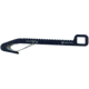 Zero Point Bale Hook Fixed Blade Knife w/Sheath, 0.5in, Black, ZPHOOK102BK