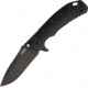 Zero Tolerance Hinderer Collaboration Fixed Blade Knife, Black, 3D Machined Tiatnium Handle ZT0560BLK