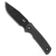 Zero Tolerance Zero Tolerance 0004 Fixed Blade Black Micarta 4.25&quot; Black, Black, CPM Cru-Wear, adult, BHQ-220775