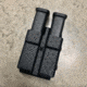 Zero9 Double Mag Case Holster, Glock .45 ACP, Molle Loks, Plain Black, Z9-4014-BLK-MLK