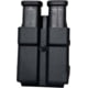 Zero9 Double Mag Case Holster, Glock .45 ACP, Molle Loks, Plain Black, Z9-4014-BLK-MLK