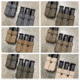 Zero9 Double Mag Case Holster, Glock 9mm/.40ACP, Molle Loks, Plain Black, Z9-4005-BLK-MLK