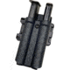 Zero9 Double Mag Case Holster, Single Stack 45cal - Vertical, Tek-Lok, Plain Black, 4037-BW-TEK-VER