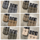 Zero9 Triple Mag Case Holster, Glock .45 ACP, Molle Loks, Plain Black, Z9-4015-BLK-MLK