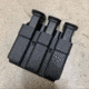 Zero9 Triple Mag Case Holster, Glock .45 ACP, Molle Loks, Plain Black, Z9-4015-BLK-MLK
