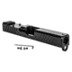 ZEV Technologies Z19 Duty Glock 19 9mm Stripped Pistol Slide, Glock 19 Gen 1-3, RMR Cut, Black, SLD-Z19-3G-DUTY-RMR-B