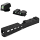 ZEV Technologies Dragonfly Black G17 Absolute Cowitness W/ Hiviz Tritium Nitesight Set Green W/White Outline