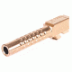 ZEV Technologies Match Grade Barrel G19,Dimpled,Bronze BBL-19-D-BRZ