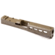 ZEV Technologies Dragonfly Complete Gen 3 Pistol Slide,FDE G17 Absolute Cowitness w/RMR Cover Plate SLD.KIT-Z17-3G-DFLY-RMR-CW.ABS-FDE